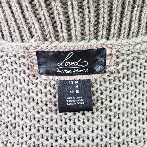 Loved by Heidi Klum Cardigan Sweater sz Medium - Picture 6 of 6